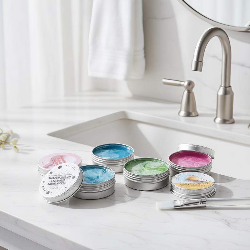 Eco Sponge - Jabón para limpiar brochas de maquillaje,