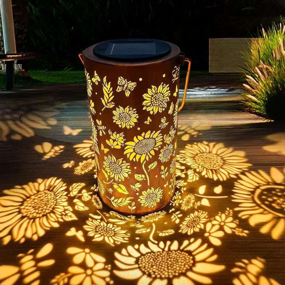 Luz de girasol y luz de sombra - Solar Garden Light reseña y precio