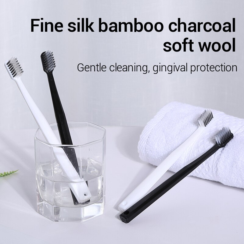 10 cepillos de dientes de cerd - Bamboo Toothbrush reseña y precio