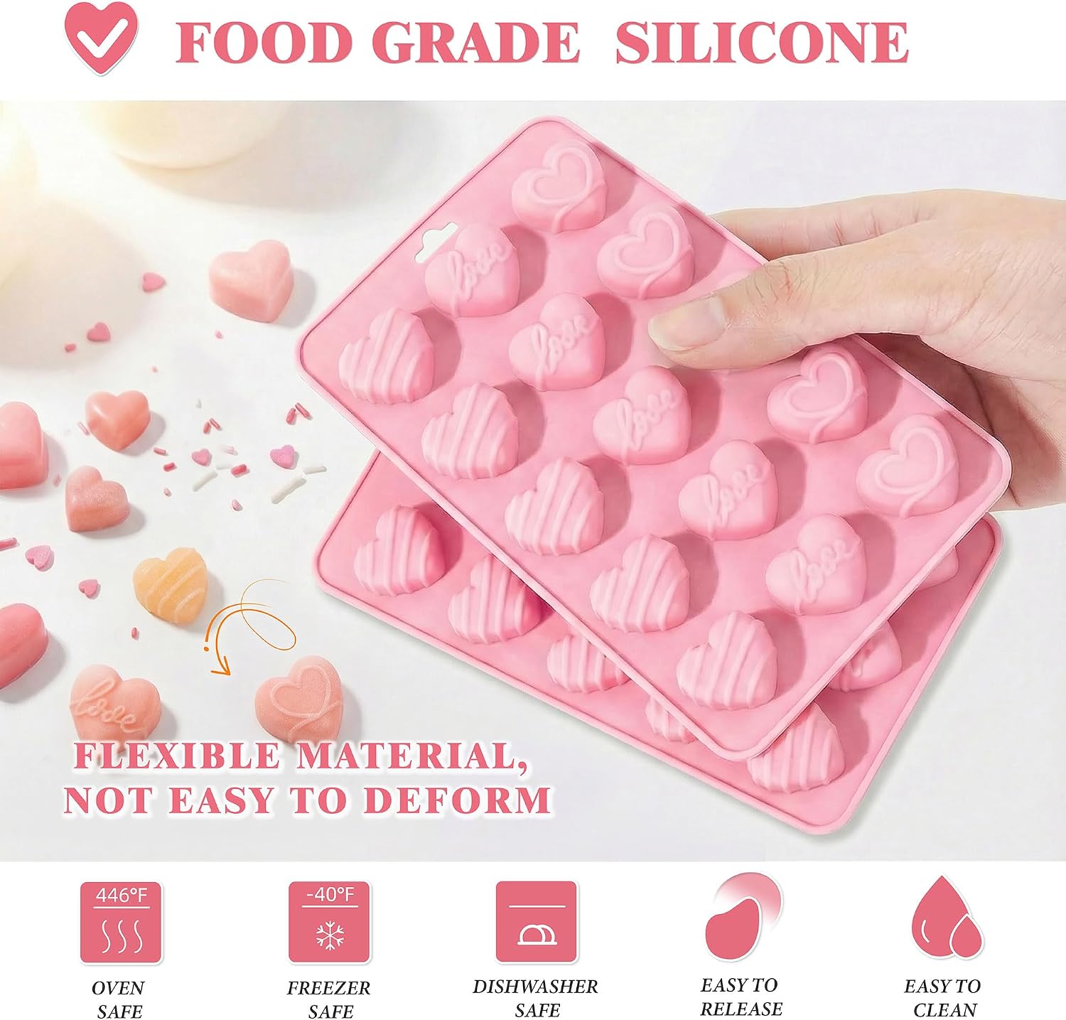 Moldes de Silicona con Forma d - Eco Soap reseña y precio