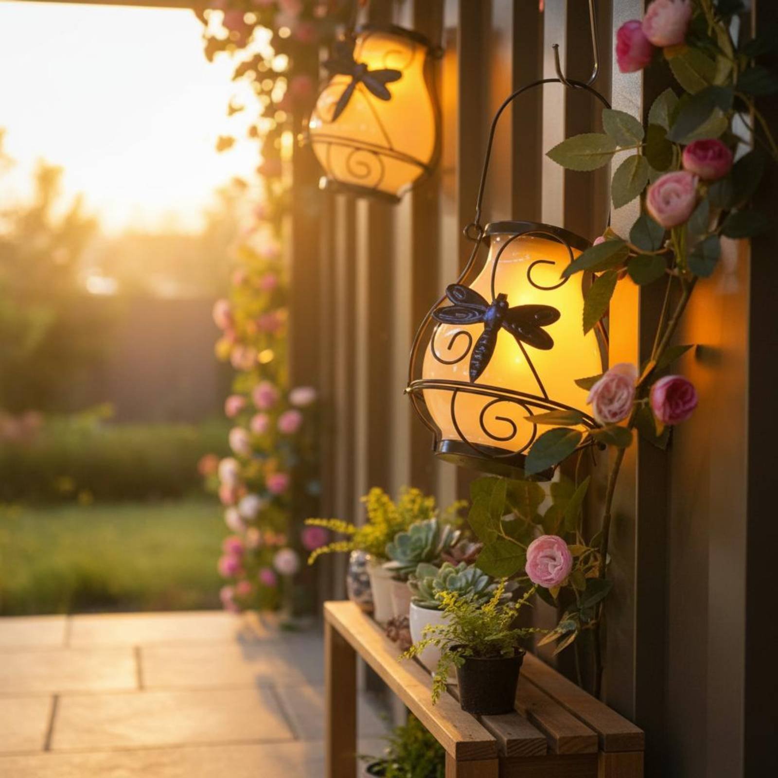 Linterna Solar con Forma de Ma - Solar Garden Light reseña y precio