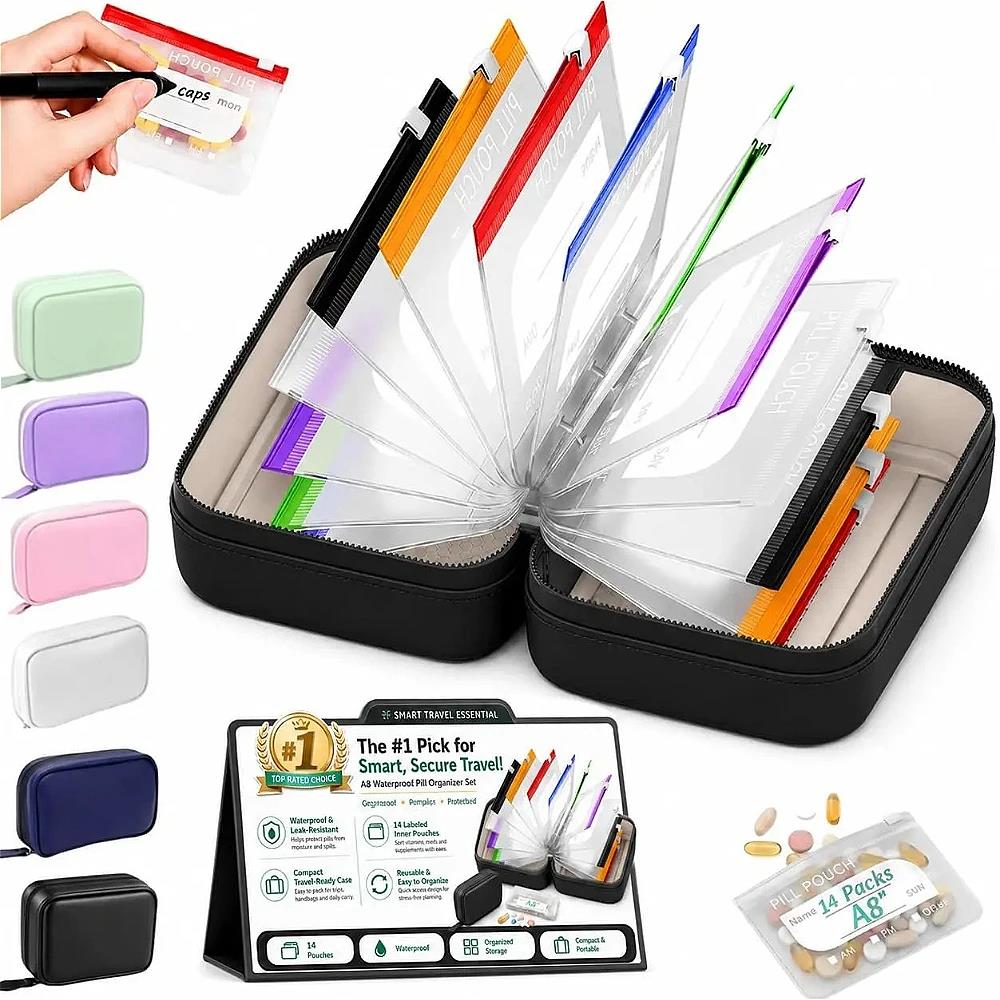 Organizador semanal de pastill - Reusable Bag reseña y precio