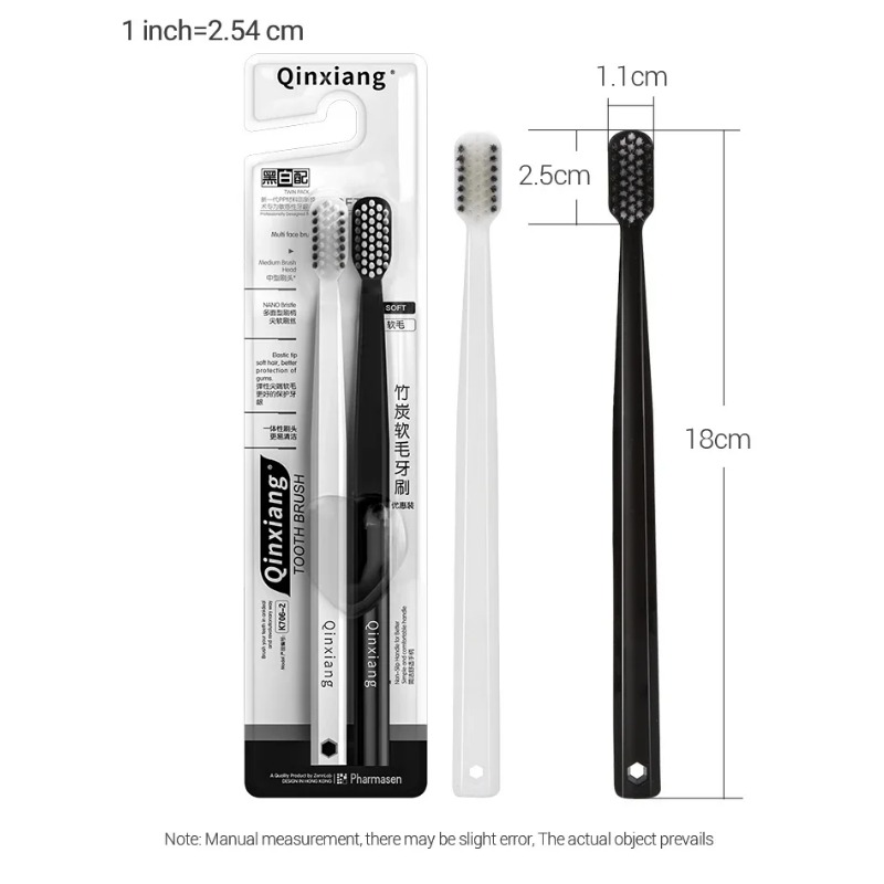 Juego de 2-10 cepillos de dien - Bamboo Toothbrush reseña y precio