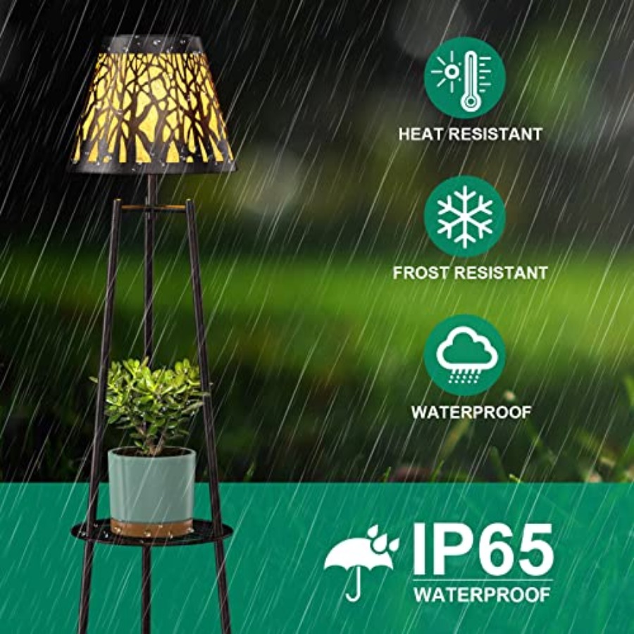 Paquete de 2 Lámparas Solares  - Solar Garden Light reseña y precio