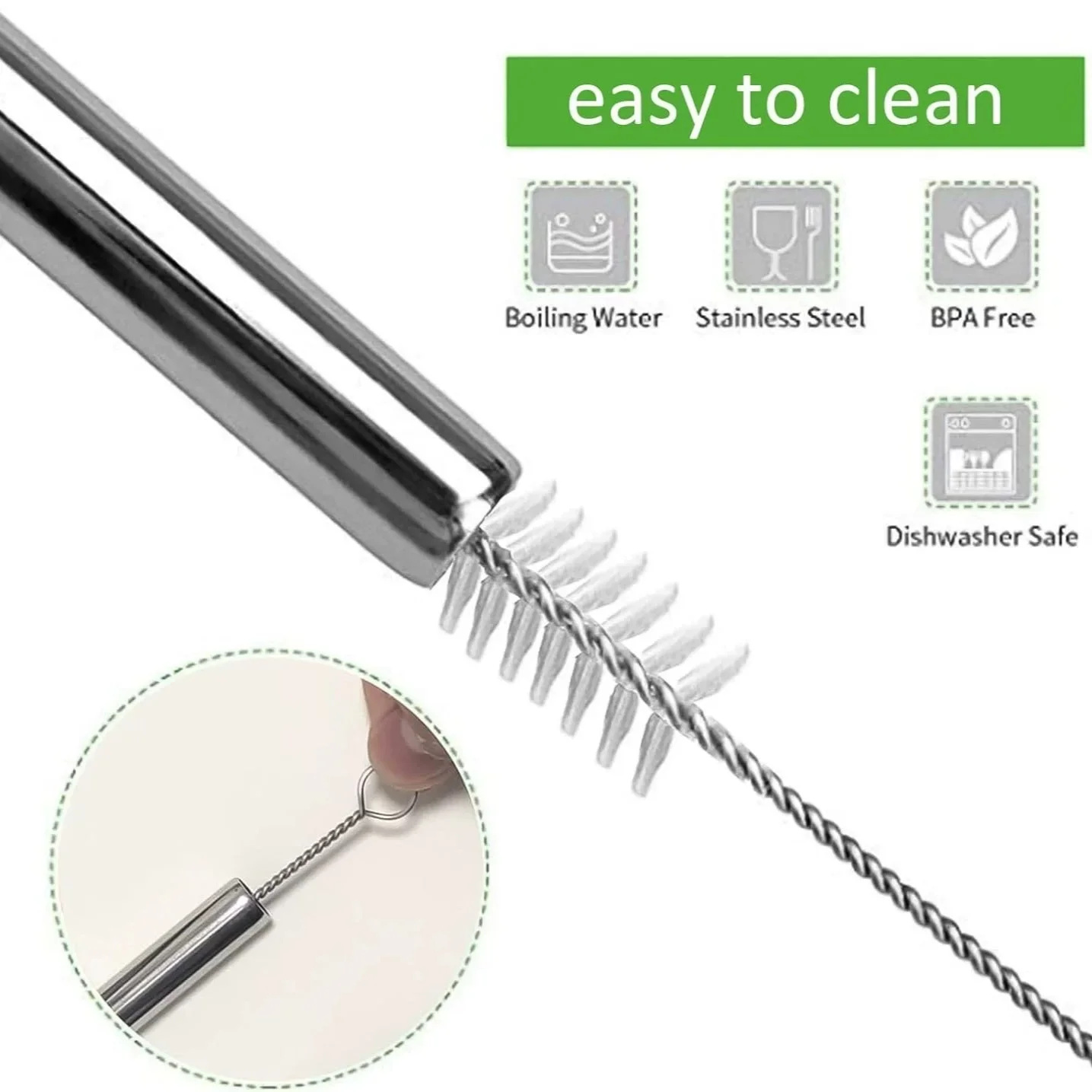 Pajitas reutilizables de acero - Reusable Straw reseña y precio