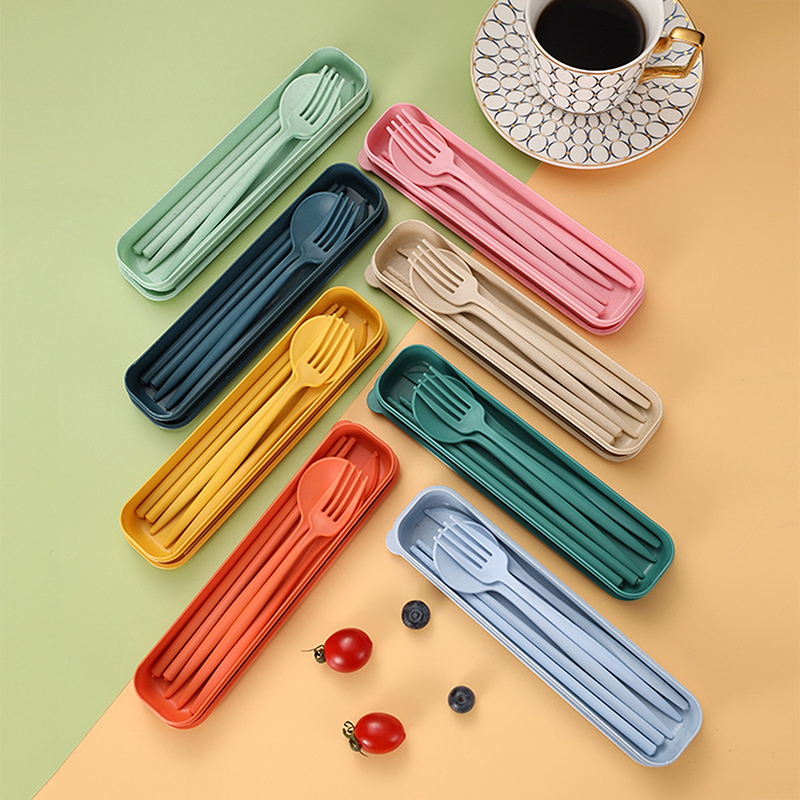 Juego de 4 utensilios portátil - Reusable Straw reseña y precio
