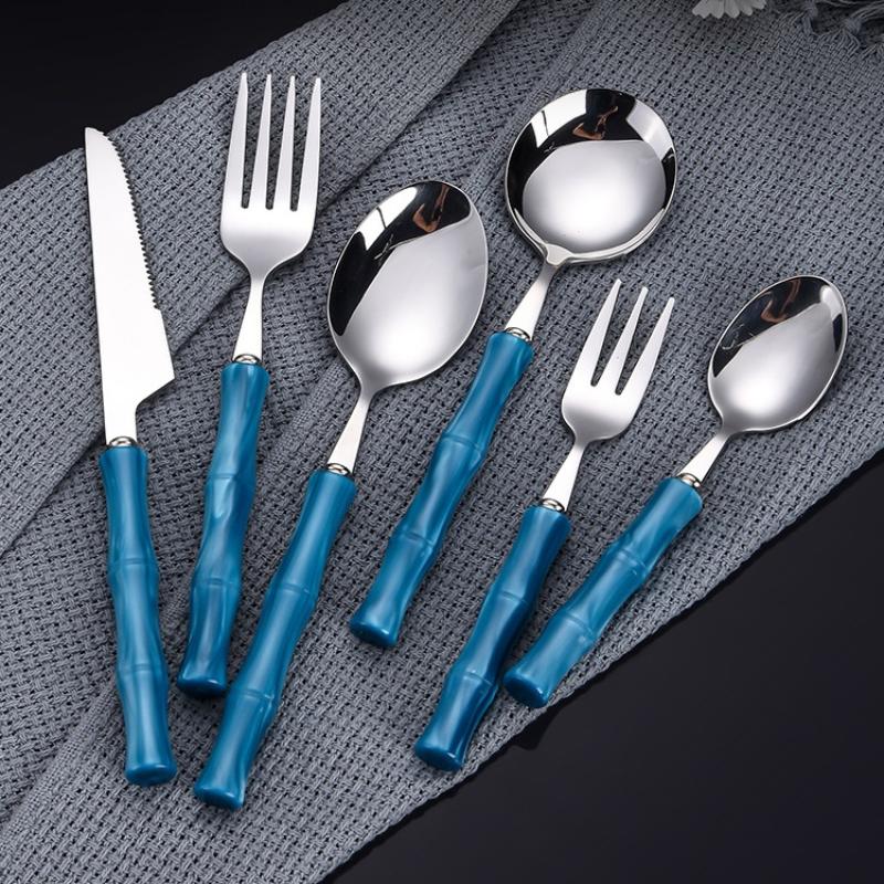 Cuchillo, tenedor y cuchara de - Bamboo Cutlery reseña y precio