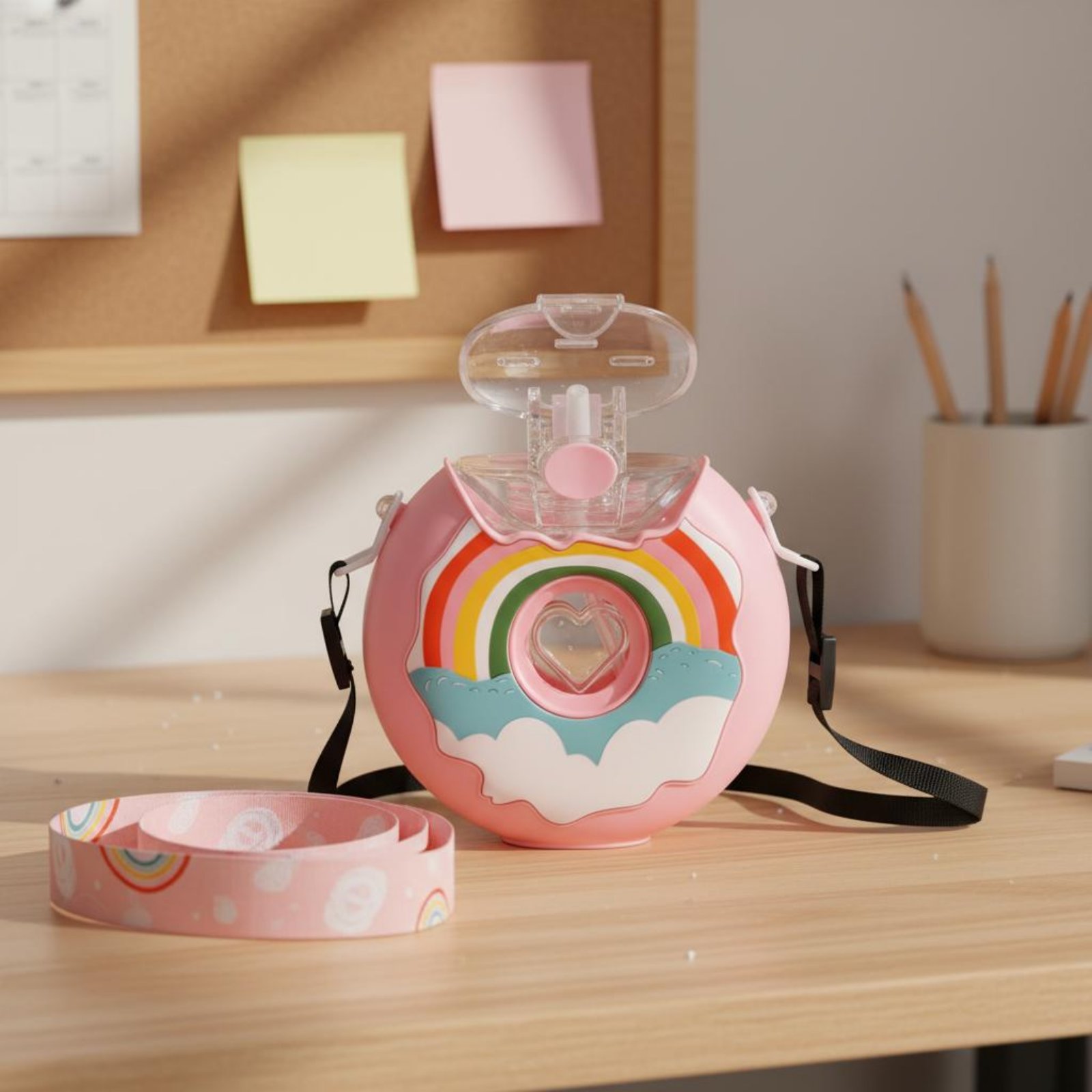 Botella de Agua con Forma de D - Reusable Bottle reseña y precio