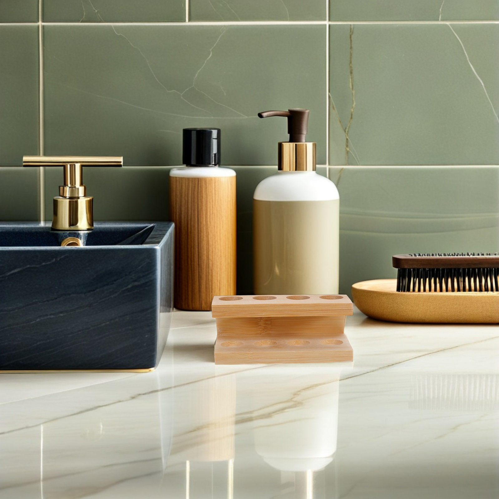 Soporte para cabezales de cepi - Bamboo Toothbrush reseña y precio
