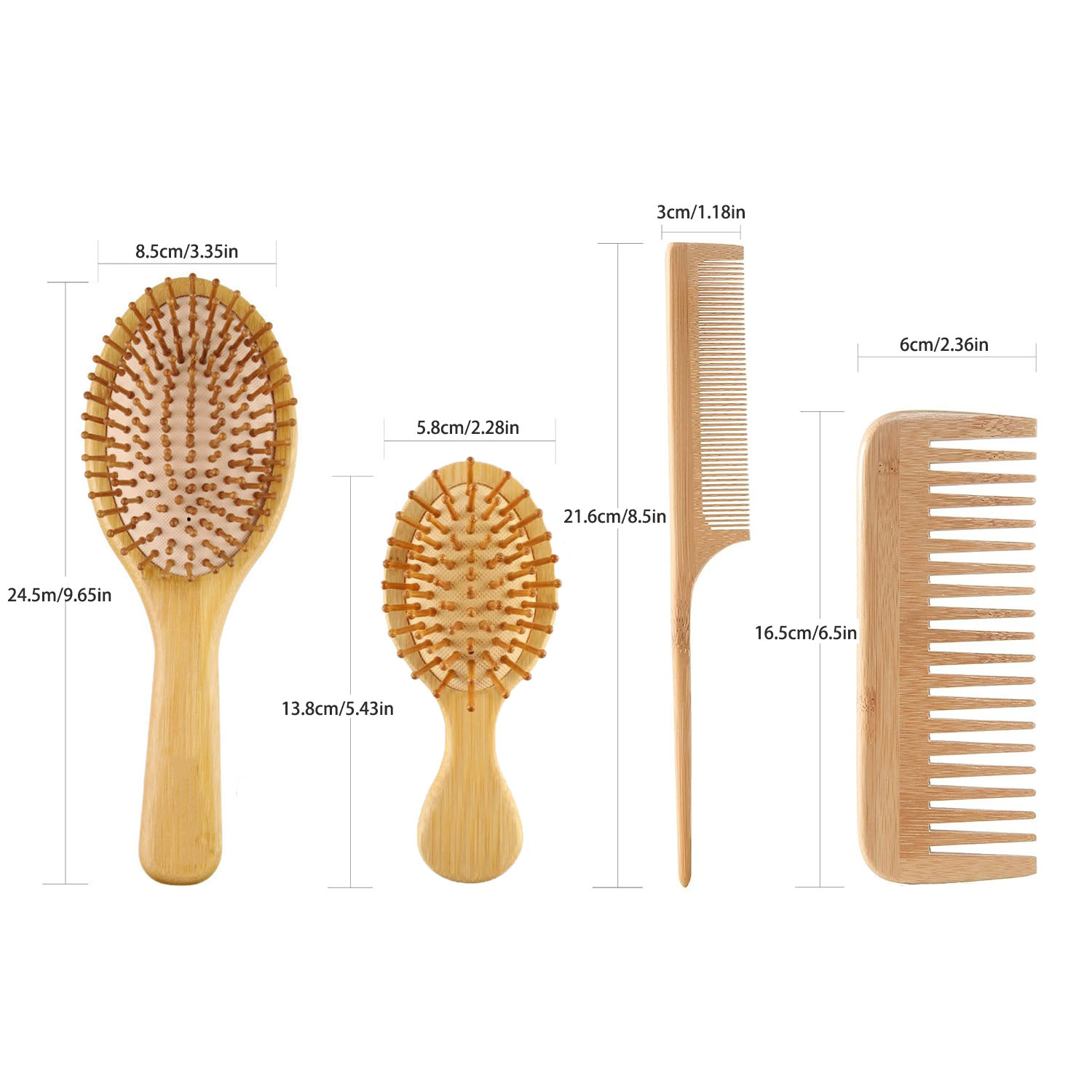 Set de Cepillos y Peines de Ba - Bamboo Toothbrush reseña y precio